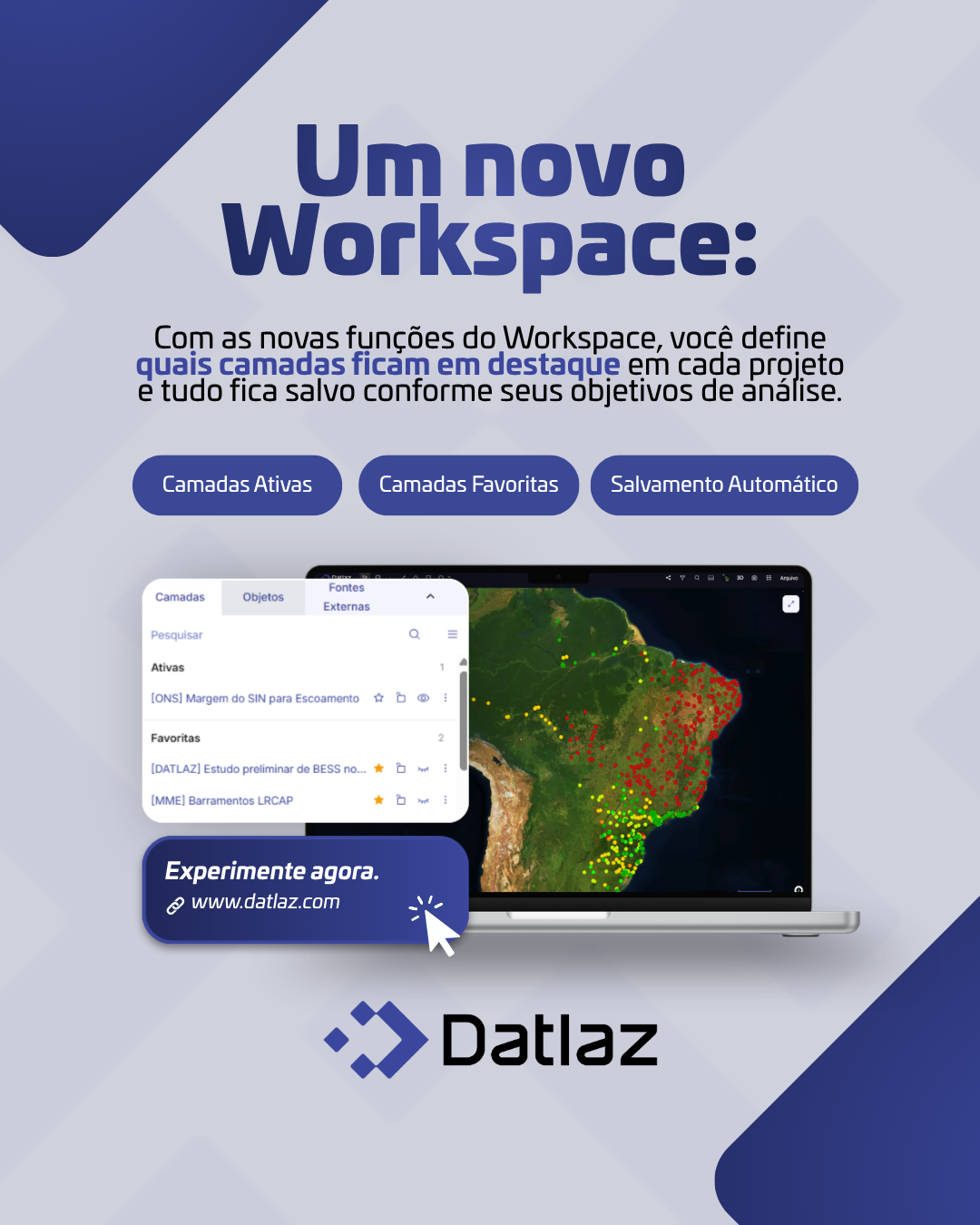 Novas funções no Workspace 